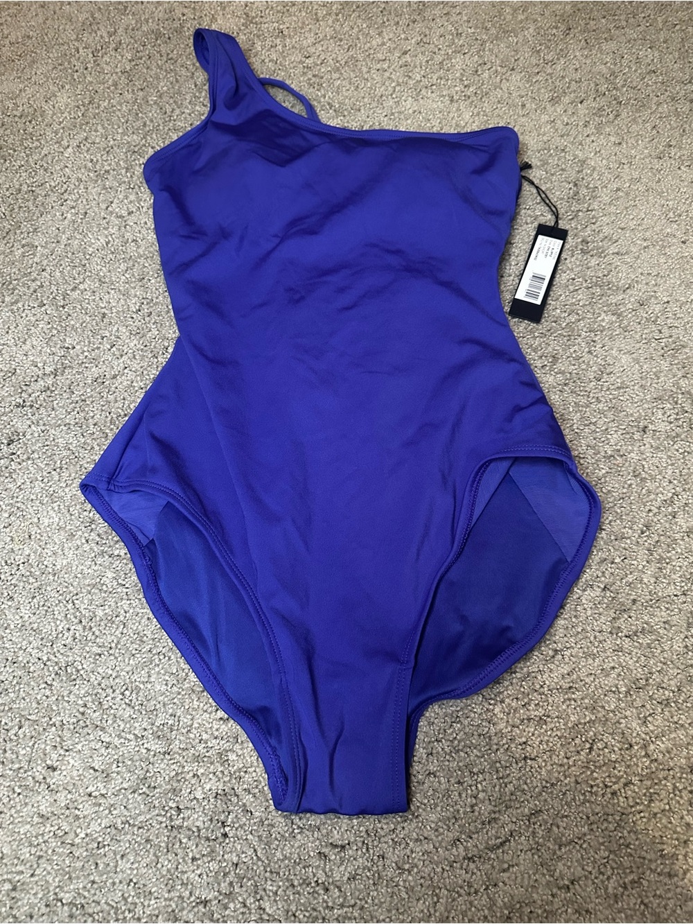 TA3 One Sidey Keyhole - One Shoulder Corset One Piece Blurple